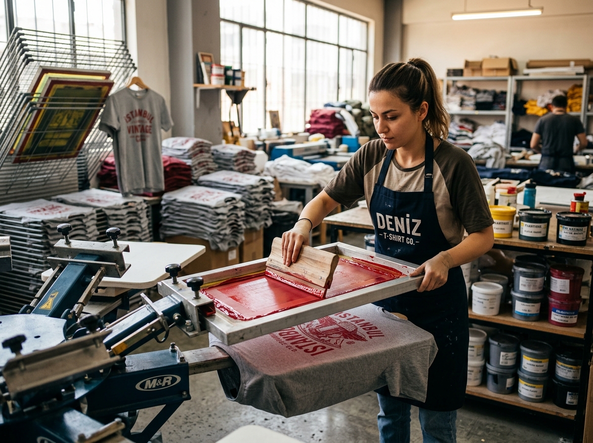 Dayanıklı ve Klasik Serigrafi Baskı
